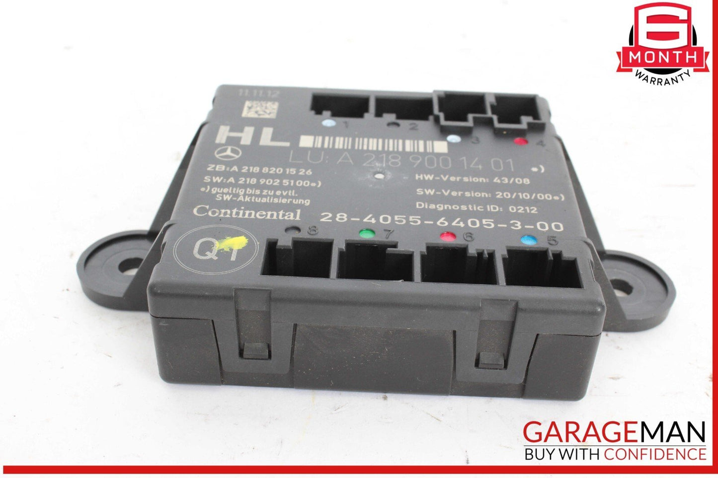 08-18 Mercedes W204 C250 Rear Left Side Door Control Module Unit OEM