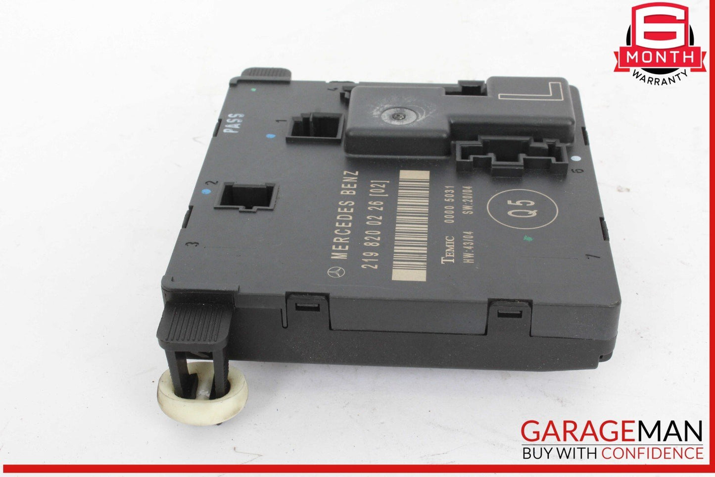 06-11 Mercedes W219 CLS63 AMG Rear Left Side Door Control Module 2198200226 OEM