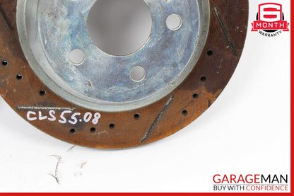 06-11 Mercedes W219 CLS550 Rear Right & Left Brake Rotor Disc Set Drilled OEM