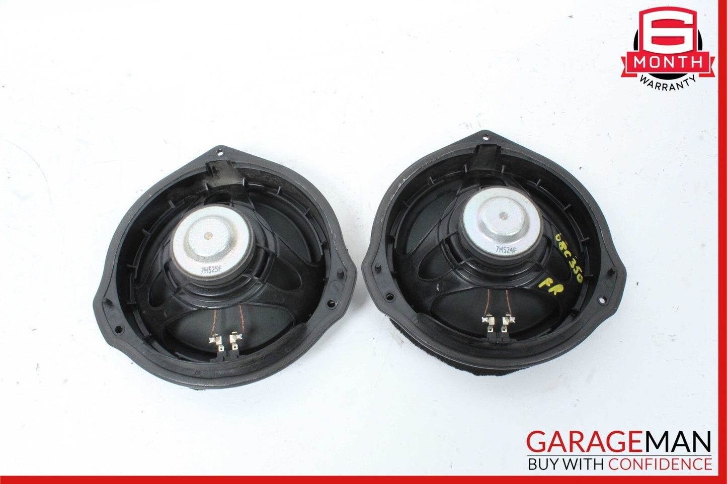 08-14 Mercedes W204 C350 Front Right & Left Side Door Sound Speaker Set of 2 Pc