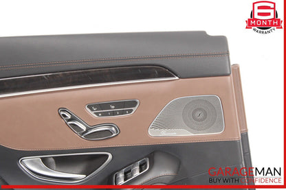 14-20 Mercedes W222 S550 S450 S600 Rear Left Driver Side Door Panel OEM