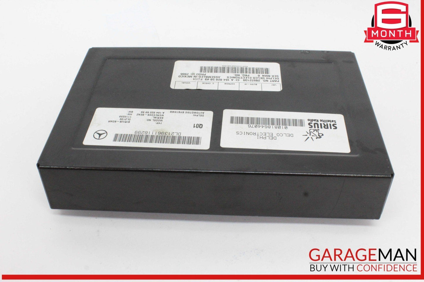03-11 Mercedes W164 ML350 GL450 Sirius Satellite Radio Receiver 1648205889 OEM
