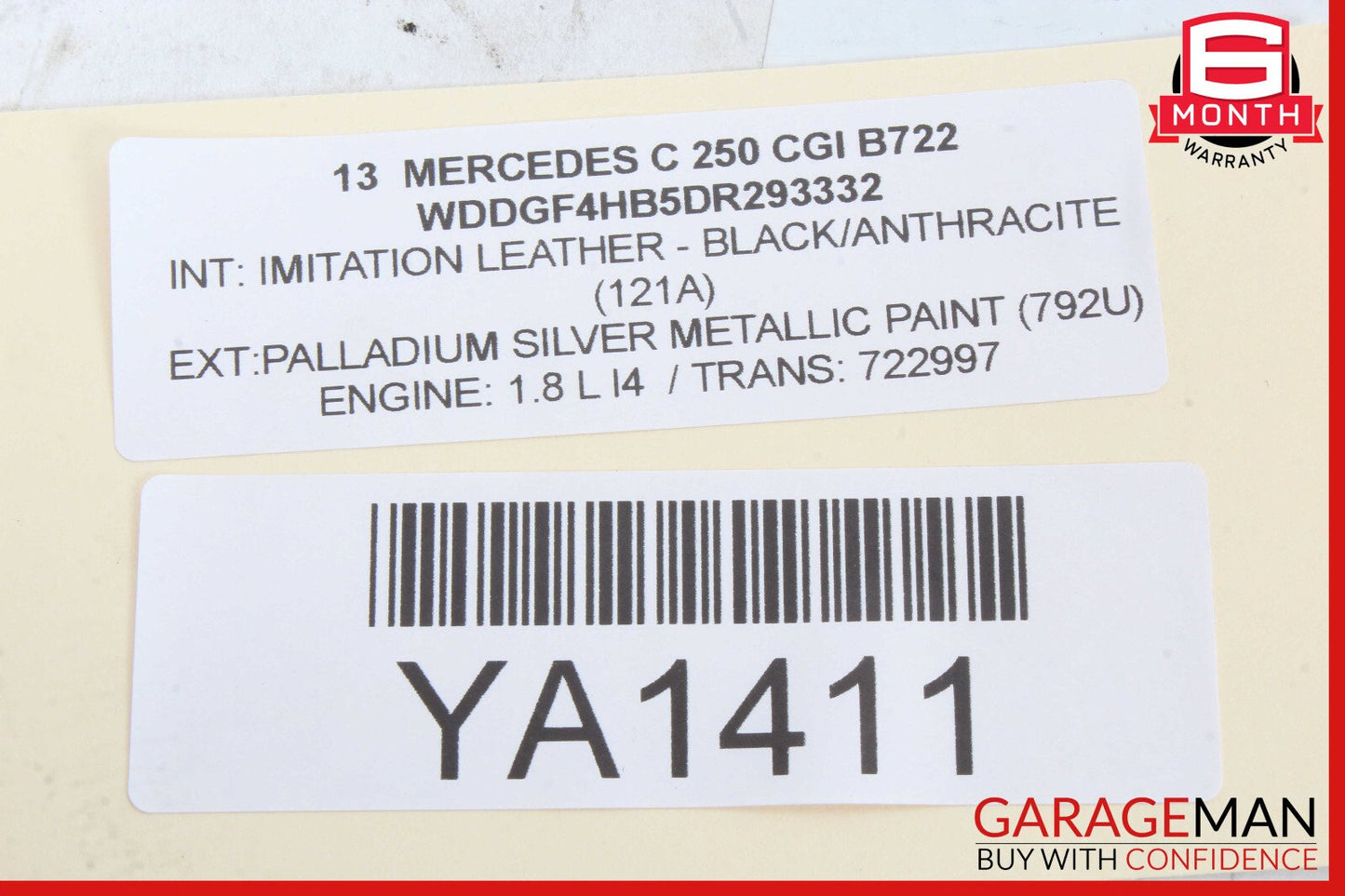 10-16 Mercedes W212 E350 E550 C300 Front Active Lane Assist Front Camera OEM