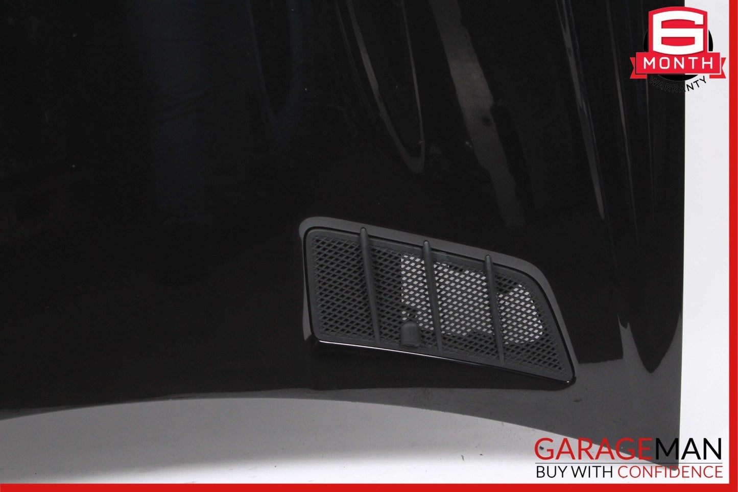 07-12 Mercedes X164 GL450 Front Hood Bonnet Panel Grille Vent Assembly Black OEM