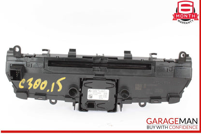 15-18 Mercedes W205 C300 Center Dashboard Hazard Control Switch w/ Clock Assy