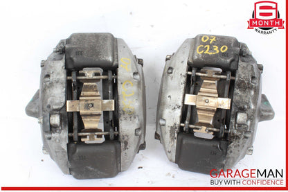 05-07 Mercedes W203 C230 Front & Rear Side Brake Caliper Calipers Set of 4 OEM