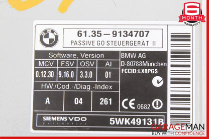 07-14 BMW X5 X6 KEYLESS PASSIVE GO CONTROL MODULE 9134707 OEM