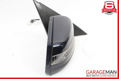 12-14 Mercedes W204 C300 Front Right Side Mirror Door Rear View Glass Blue OEM