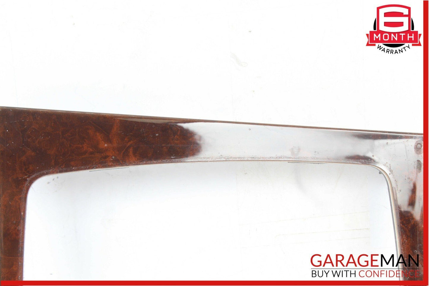 08-15 Mercedes W204 C300 C350 Center Console Shift Shifter Bezel Trim Wood OEM