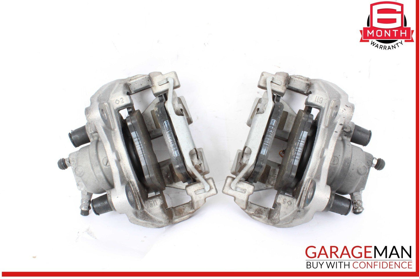 10-18 Mercedes W212 E350 Rear Left & Right Side Brake Caliper Calipers Set OEM