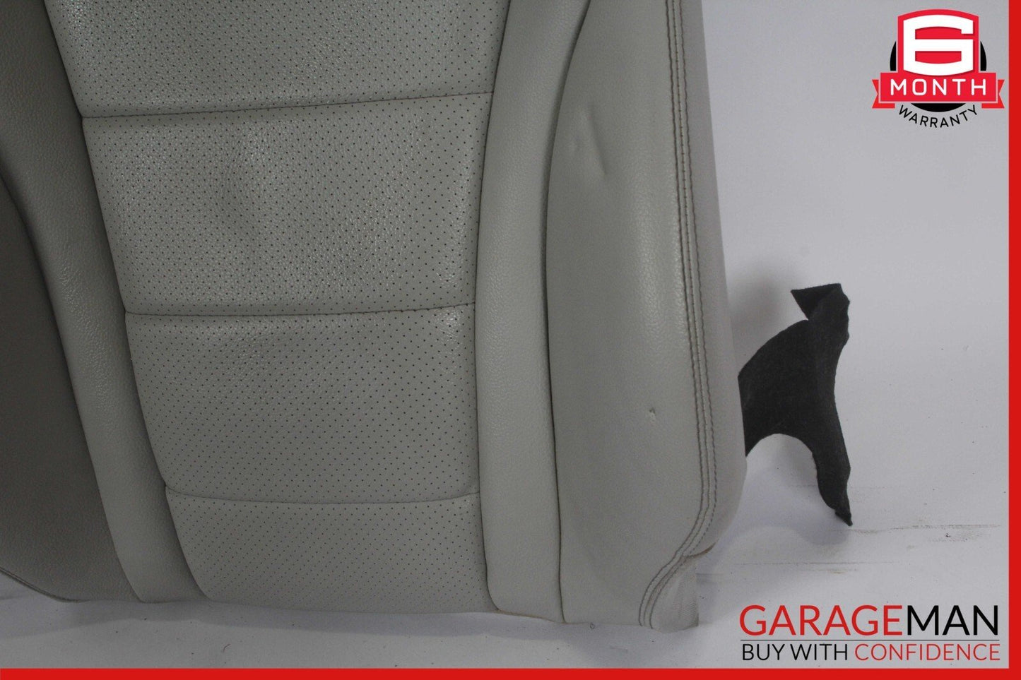 15-20 Mercedes W205 C300 Front Right or Left Top Upper Seat Cushion Cover Grey