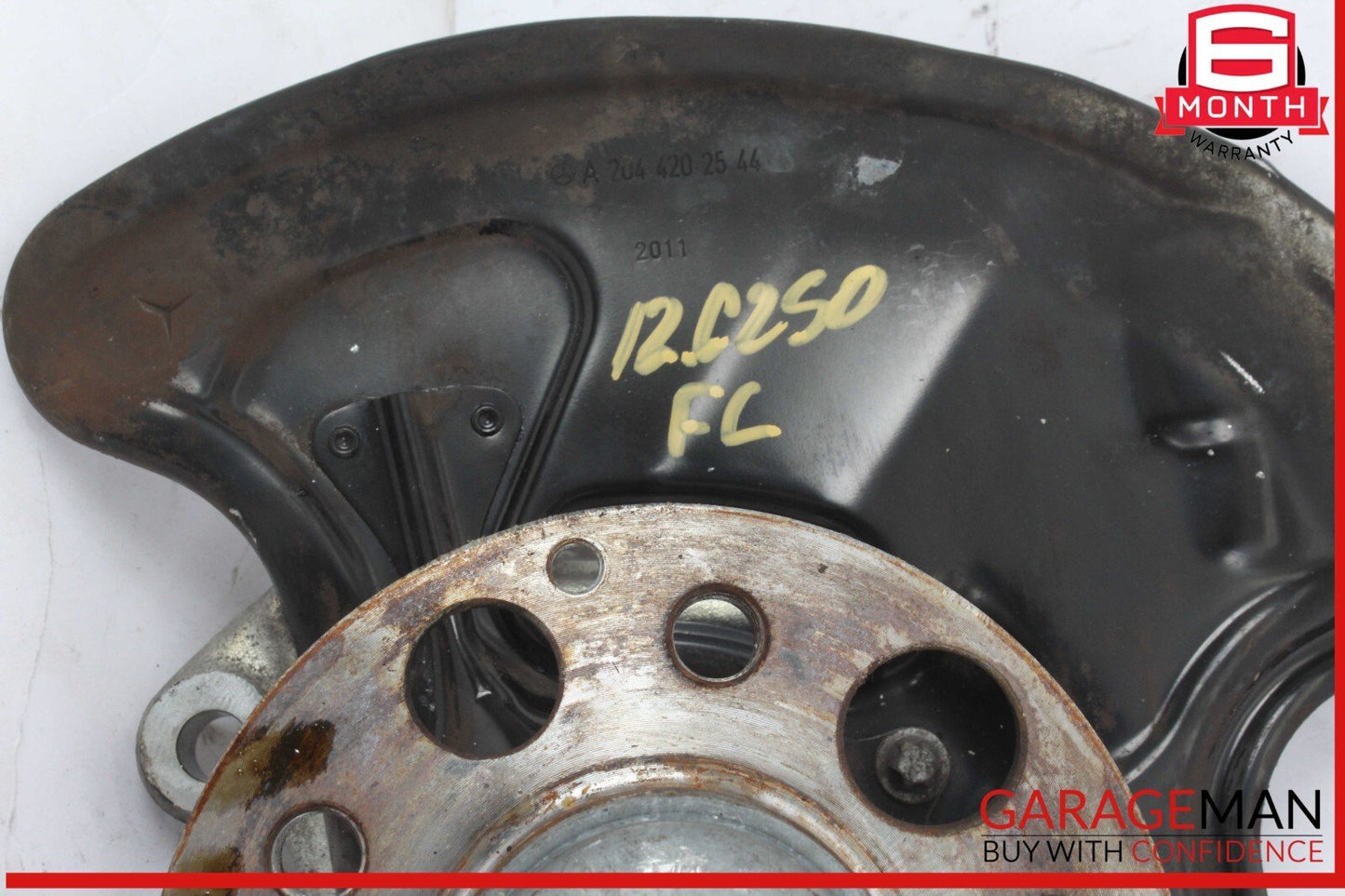 08-20 Mercedes W204 C250 E350 Front Left Wheel Spindle Knuckle Hub Bearing OEM