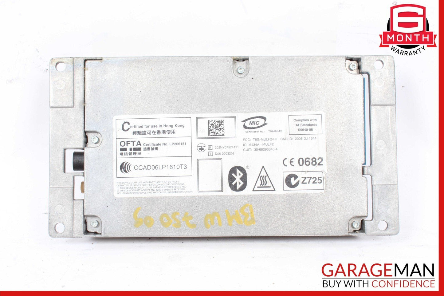 09-19 BMW 750i 650i Bluetooth Communication Control Module 84109207360 OEM
