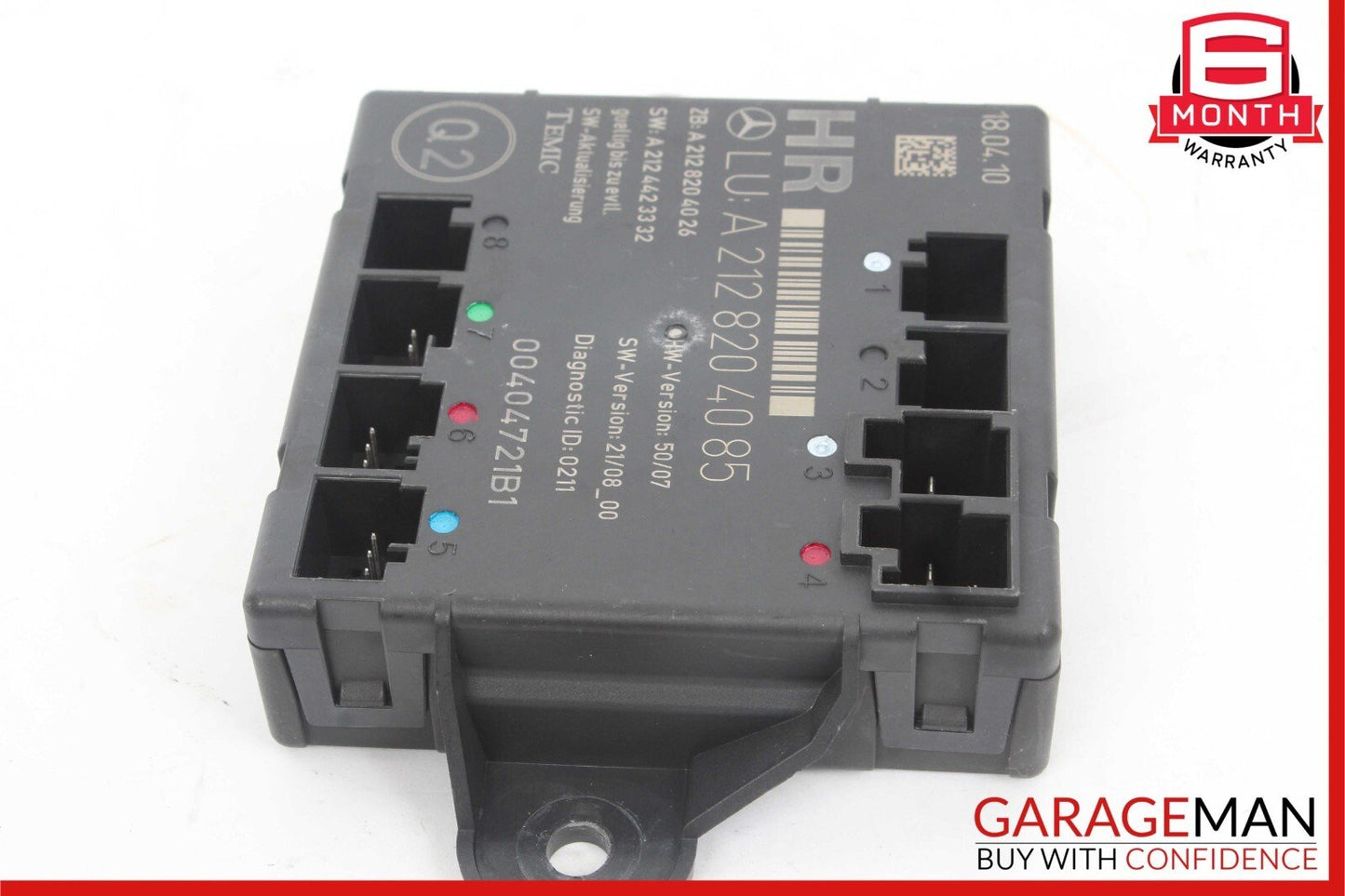 08-14 Mercedes W212 E350 C350 Rear Right Side Door Control Module OEM