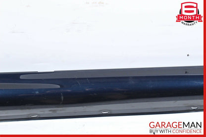 08-14 Mercedes W204 C250 AMG Sport Right Passenger Side Skirt Rocker Panel Blue