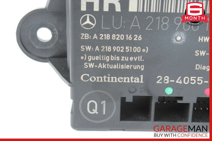 08-14 Mercedes W212 E350 C350 Rear Right Side Door Control Module 2189001501 OEM