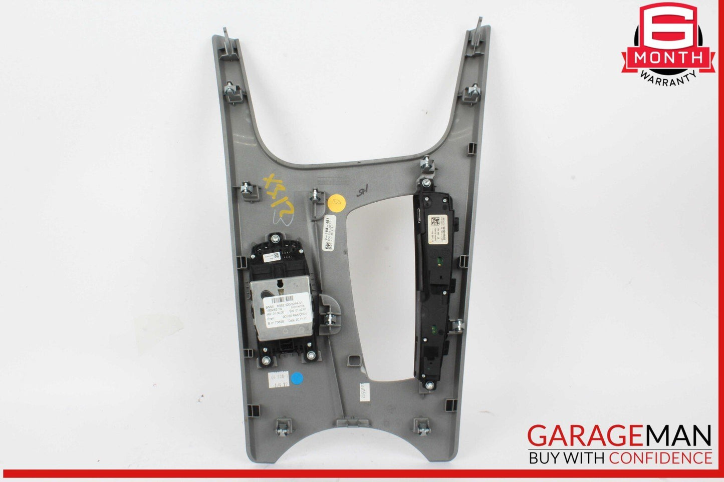 11-17 BMW X3 Center Console Shifter Trim Panel w/ Media Switch Controller OEM