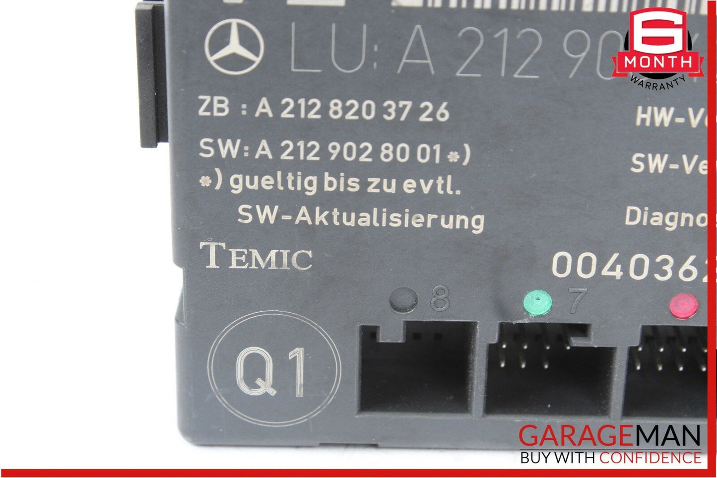 08-14 Mercedes W204 C250 C300 Front Left Driver Side Door Control Module OEM