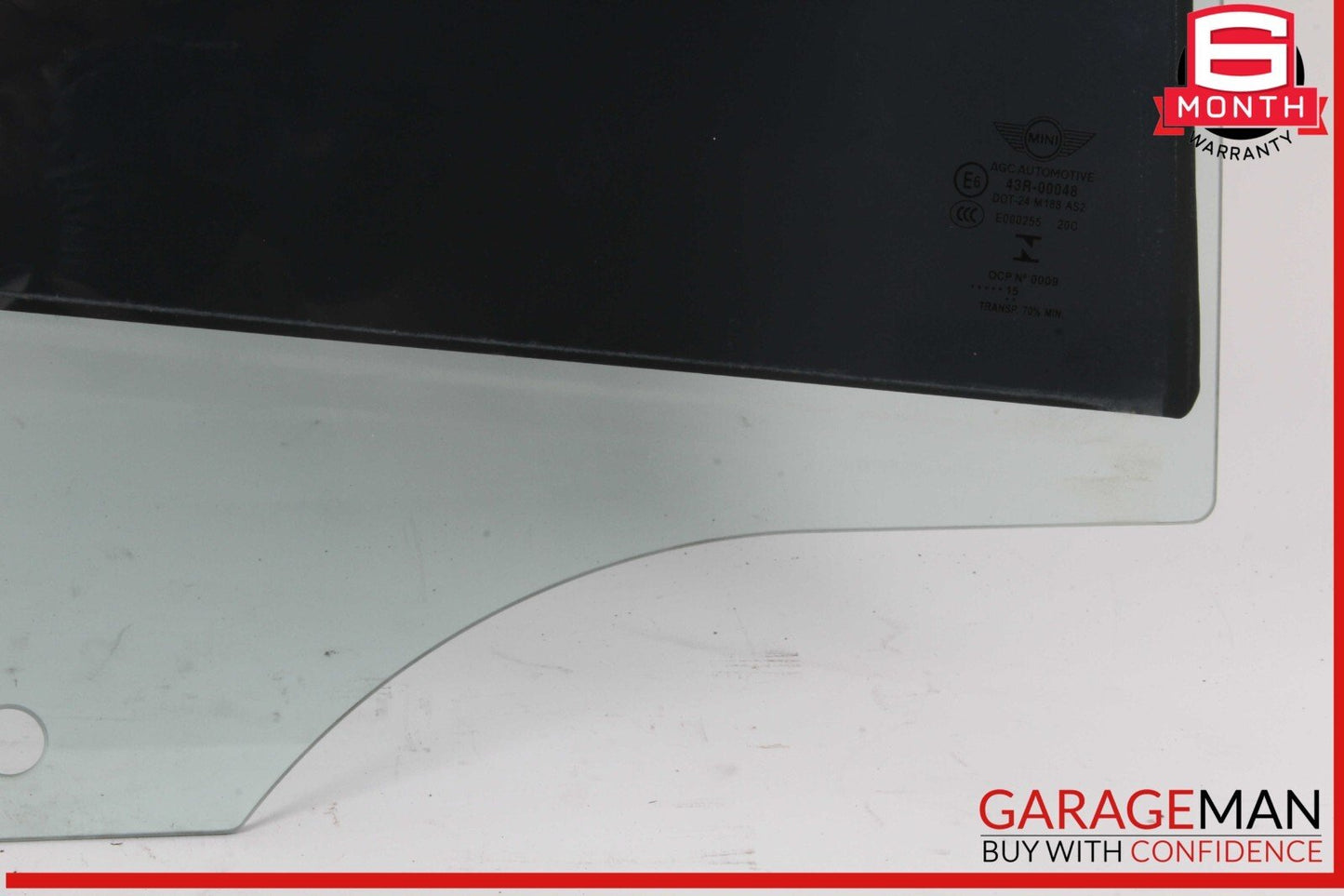 15-24 Mini Cooper Hardtop Rear Right Side Door Window Glass OEM
