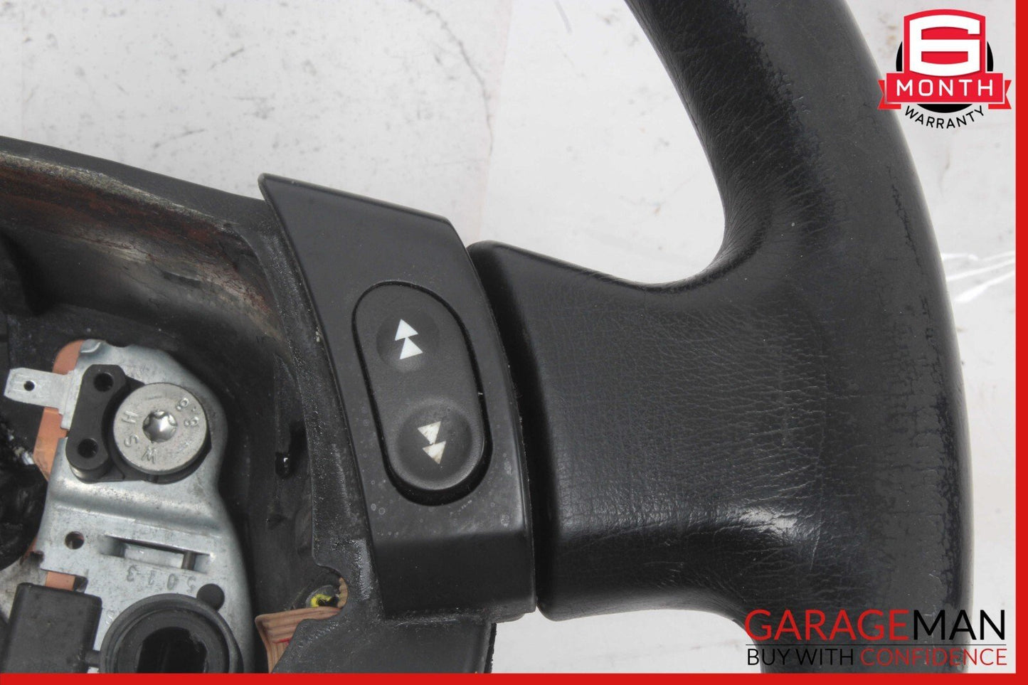 03-08 Maserati Quattroporte M139 Steering Wheel Black OEM