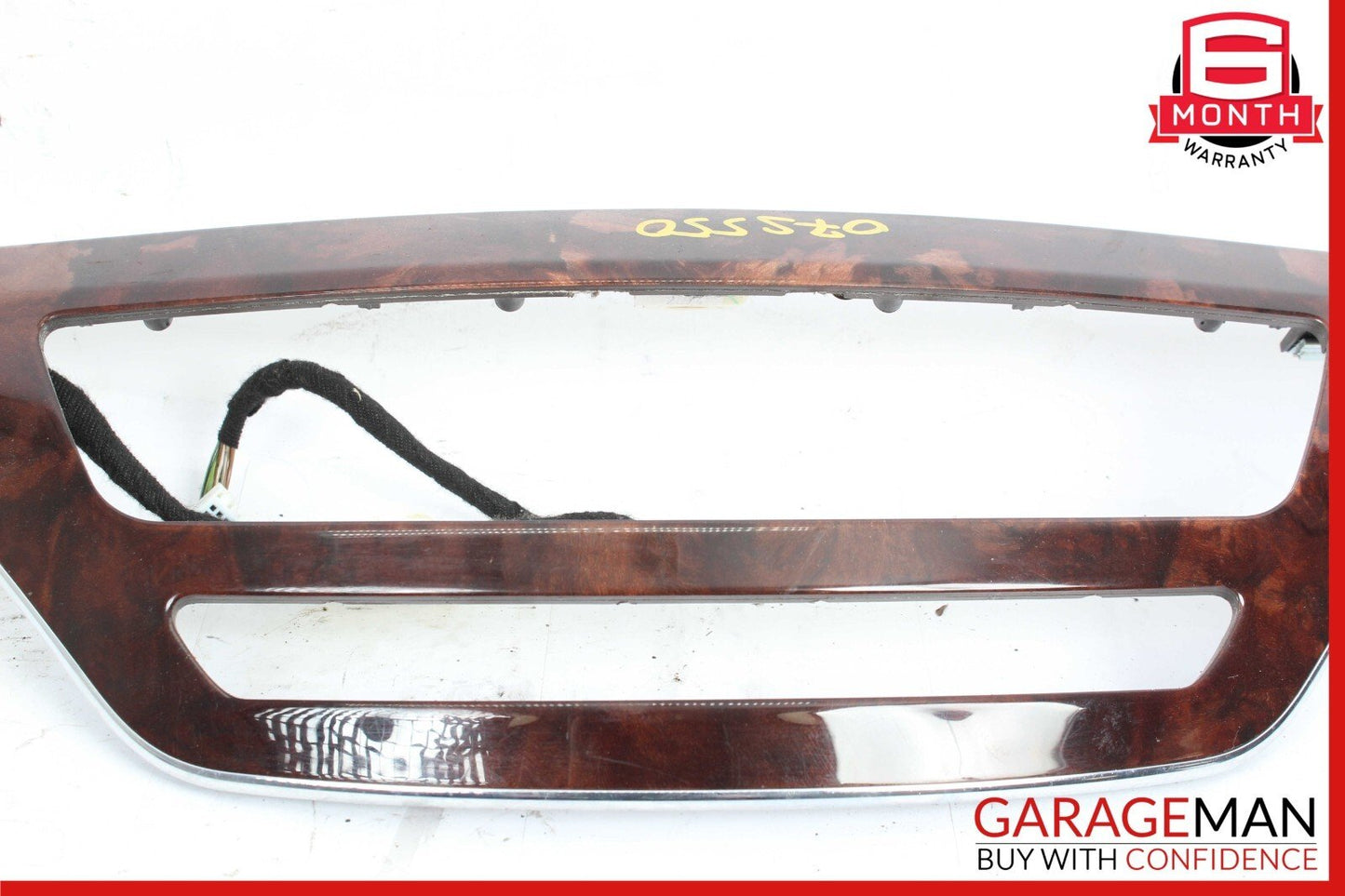 07-09 Mercedes W221 S550 Front Dashboard Dash Trim Panel Cover Bezel Wood OEM