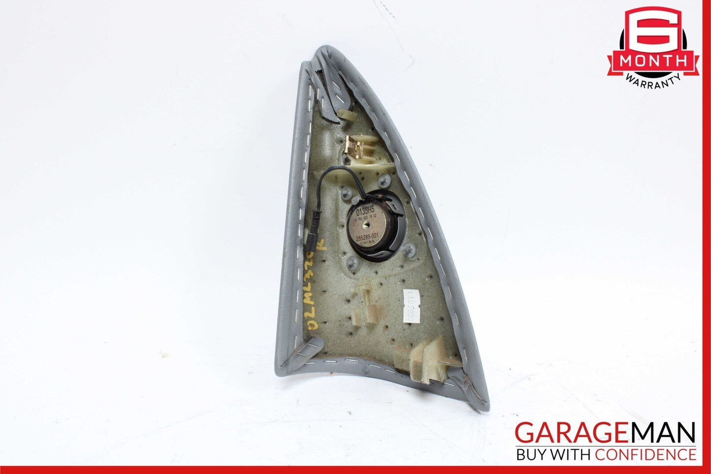 02-05 Mercedes W163 ML320 Front Right Passenger Speaker Door Mirror Cover Gray