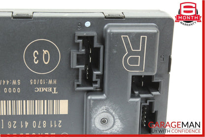 03-09 Mercedes W211 E350 E550 Rear Right Side Door Controller Module OEM