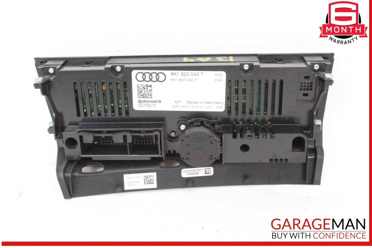 13-17 Audi A4 Q5 A5 Front A/C AC Climate Control Switch Panel Assembly OEM