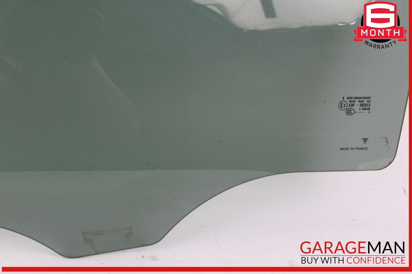 11-18 Porsche Cayenne S 958 Rear Left Driver Side Door Window Glass OEM