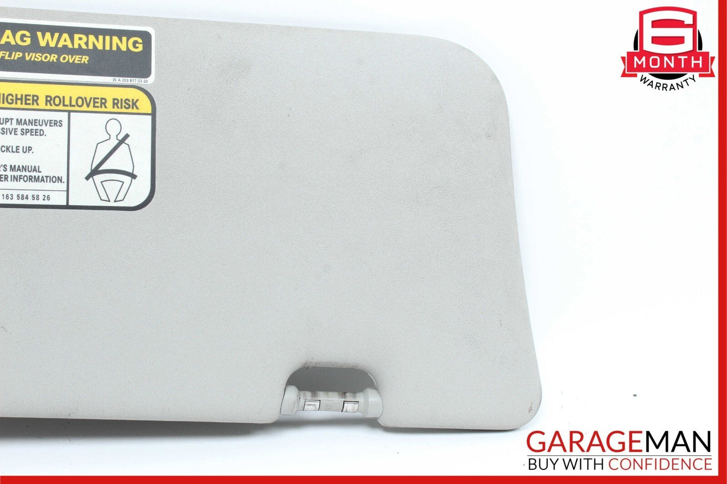06-12 Mercedes X164 GL550 GL450 Sun Visor Sunvisor Front Left Driver Side OEM