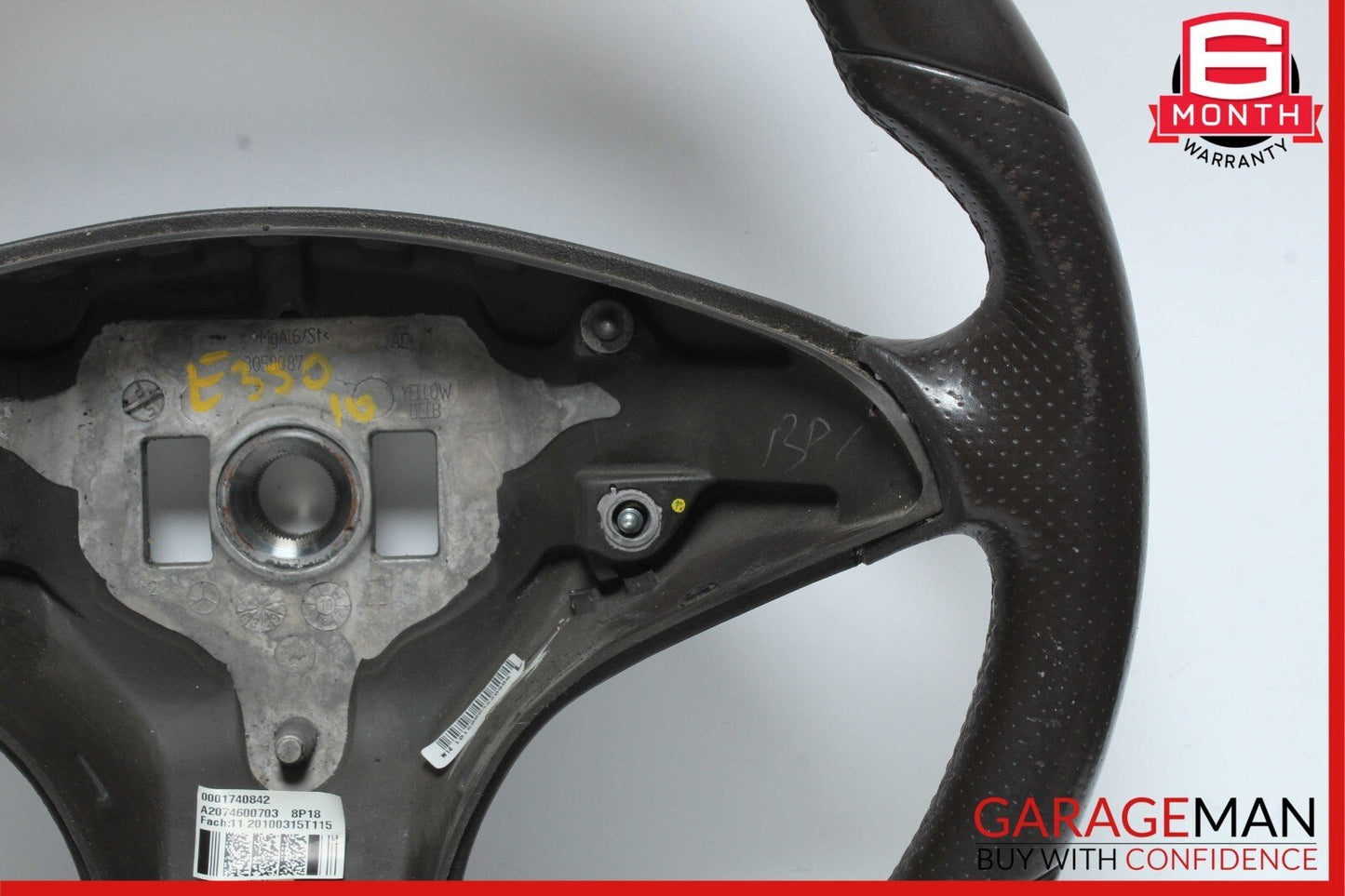 10-11 Mercedes W207 E350 E400 AMG Sport 3 Spoke Steering Wheel Beige