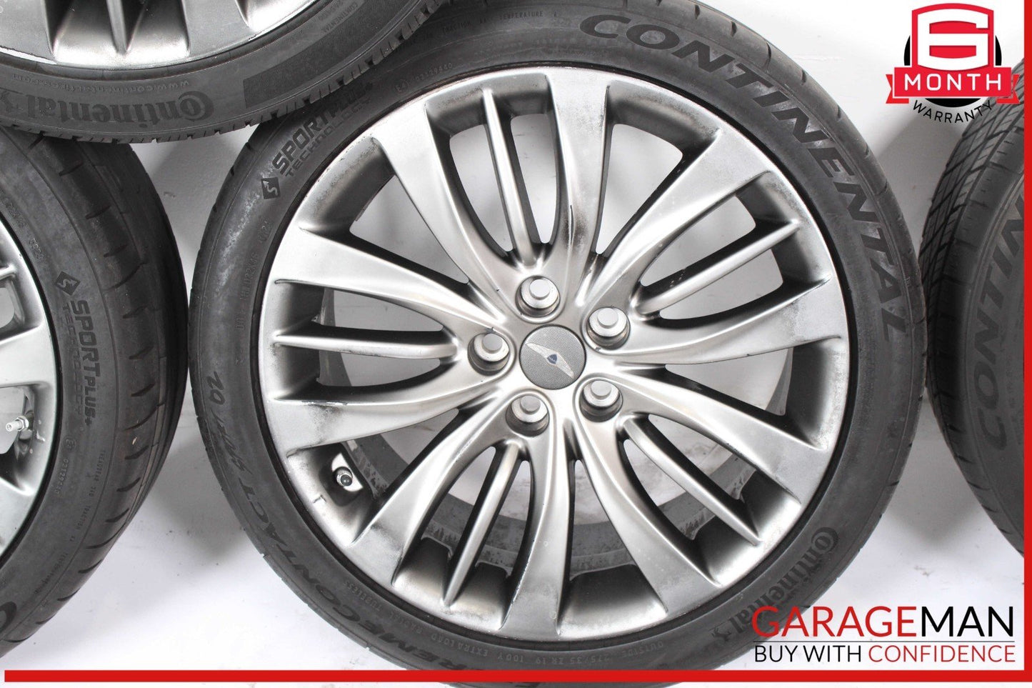 15-17 Hyundai Genesis Wheel Tire Rim Set of 4 Pc R19 OEM