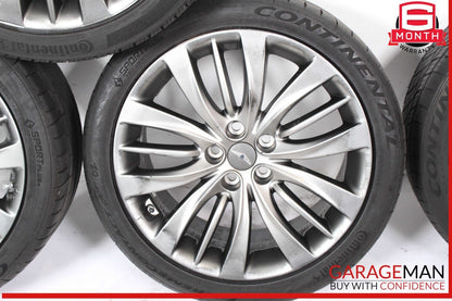 15-17 Hyundai Genesis Wheel Tire Rim Set of 4 Pc R19 OEM