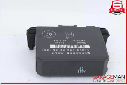 01-07 Mercedes W203 C230 C350 Rear Right Side Door Control Module 2038202285 OEM