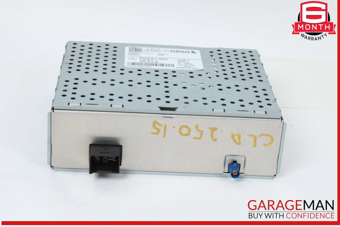 15-20 Mercedes W117 CLA250 S550 Satellite Radio Receiver Control Module Unit OEM