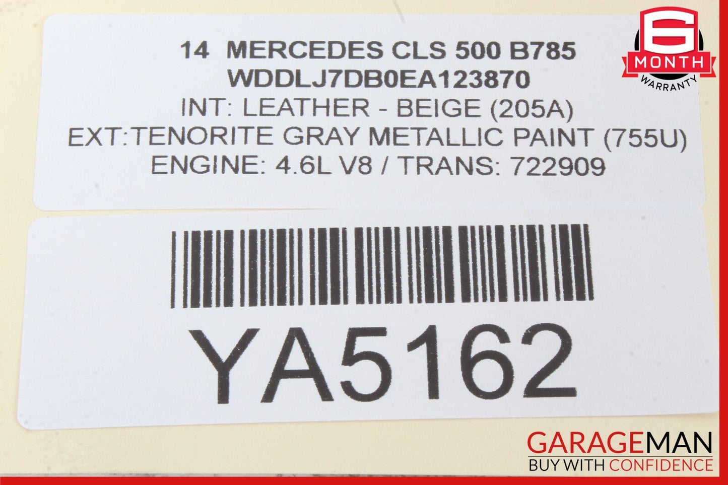 10-18 Mercedes W218 CLS500 E400 Sport Rear Left Side Exhaust Muffler Tip Chrome
