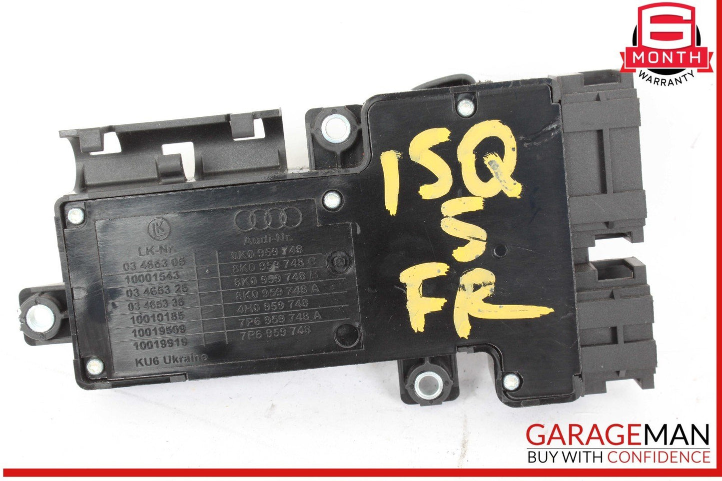 12-18 Audi Q5 A6 A7 Front Right Passenger Side Power Seat Adjustment Switch OEM