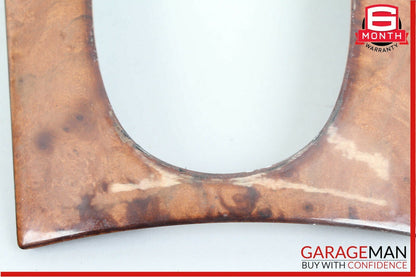00-06 Mercedes W220 S430 S55 AMG Center Console Shift Shifter Trim Bezel Wood