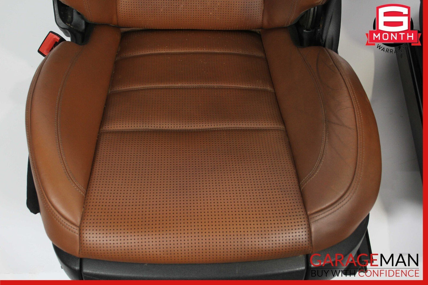 08-14 Mercedes W216 CL63 AMG Complete Front Seat Seats Cushion Assembly Brown