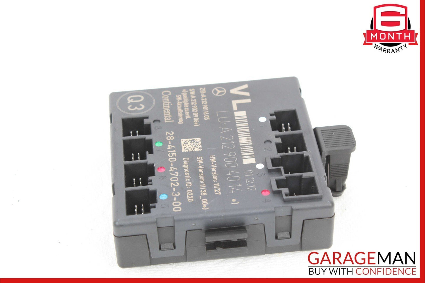 08-18 Mercedes W212 E63 AMG E350 CLS550 Front Left Side Door Control Module OEM