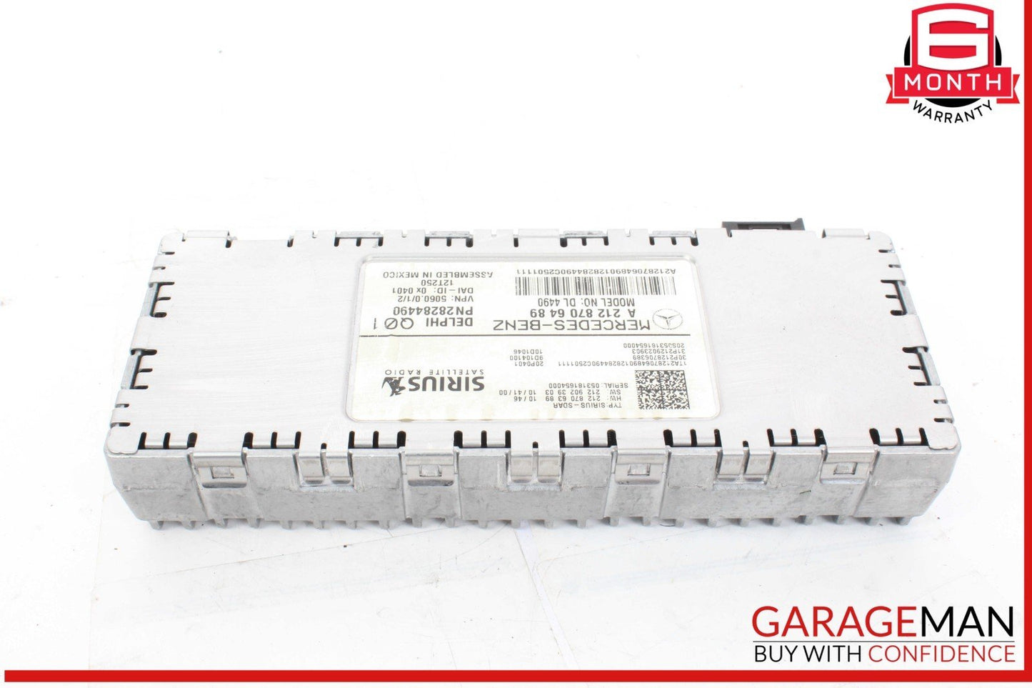 13-19 Mercedes X166 GL450 Sirius Satellite Radio Receiver 2128705689 OEM