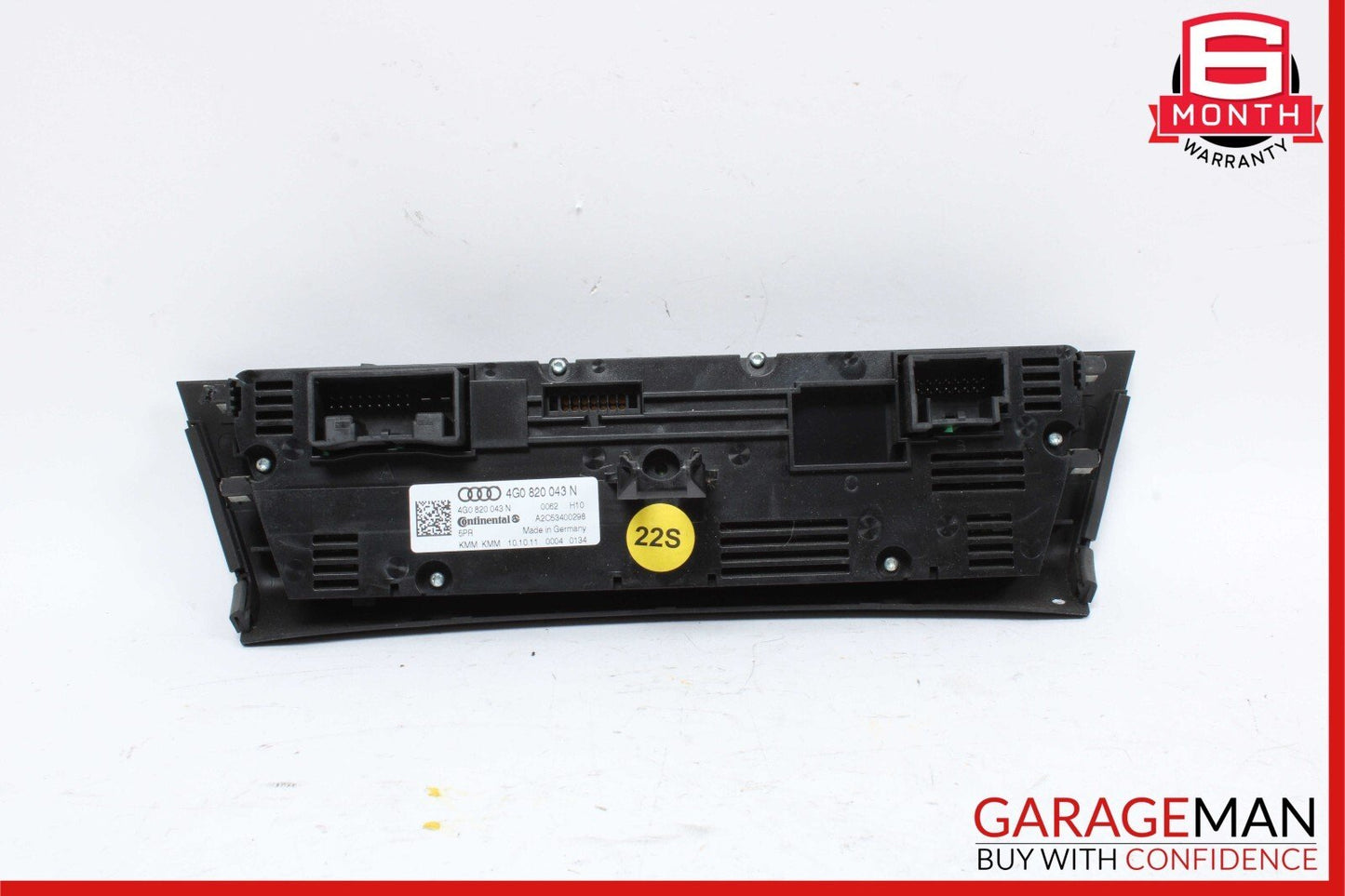 12-18 Audi A7 A6 Dash A/C AC Heater Climate Control Switch 4G0820043H OEM