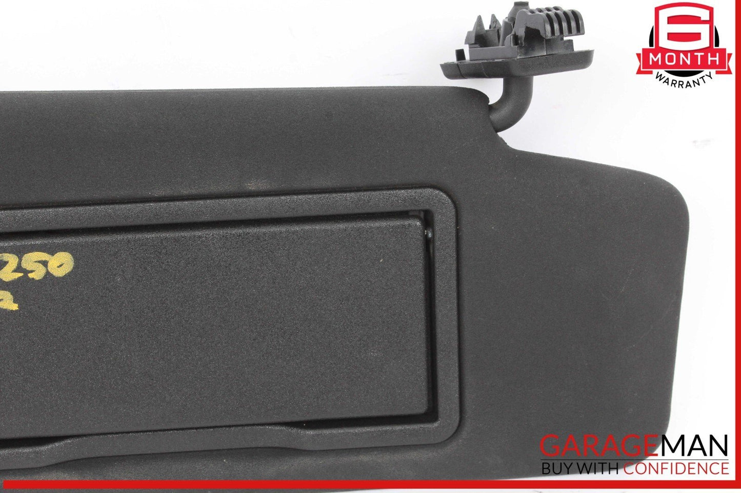 08-14 Mercedes W204 C250 C300 C350 Front Right Side Sunvisor Sun Visor Black OEM