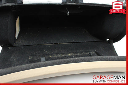07-13 Mercedes W221 S400 S550 Dashboard Dash Glove Box Compartment Tray Brown
