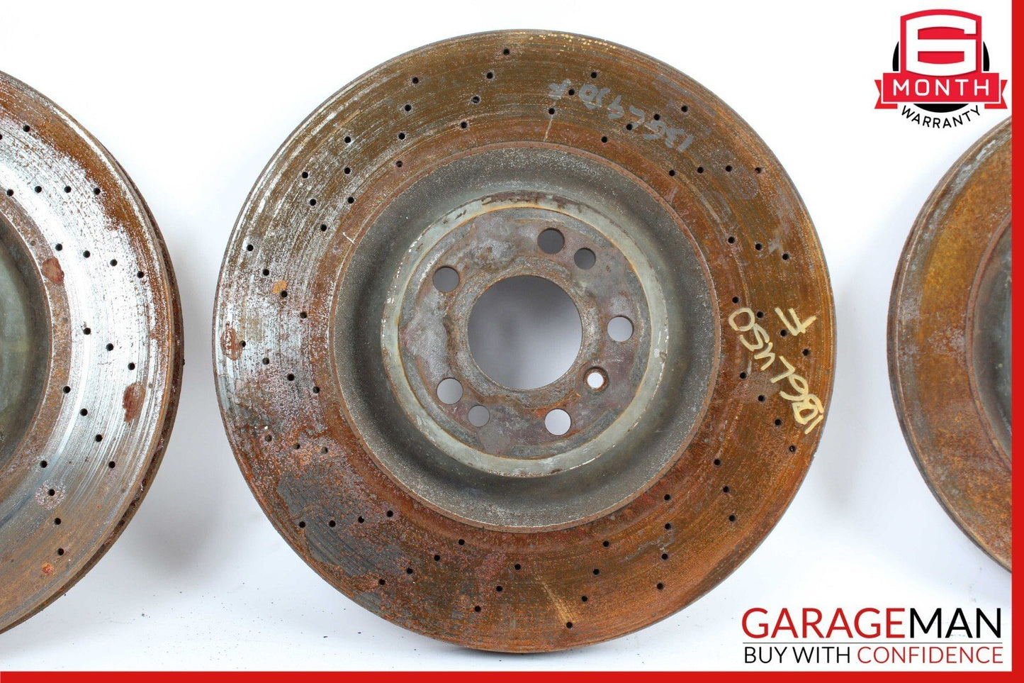 13-19 Mercedes X166 GL450 GL550 Complete Front & Rear Brake Rotor Disc Set of 4