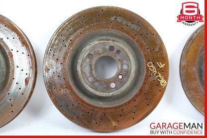 13-19 Mercedes X166 GL450 GL550 Complete Front & Rear Brake Rotor Disc Set of 4