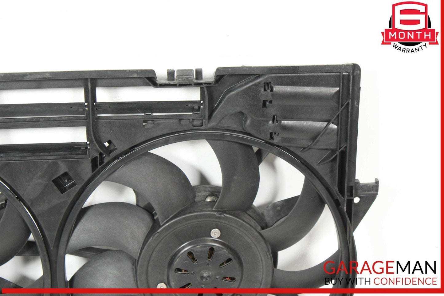12-18 Audi A7 A6 Dual Radiator Motor Cooling Fan Shroud Assembly 4H0121003N OEM