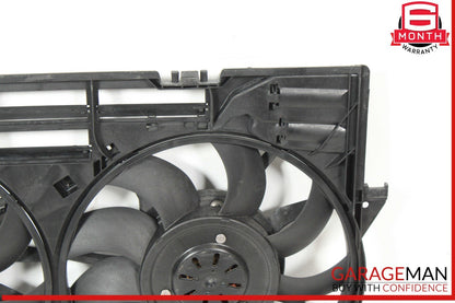 12-18 Audi A7 A6 Dual Radiator Motor Cooling Fan Shroud Assembly 4H0121003N OEM