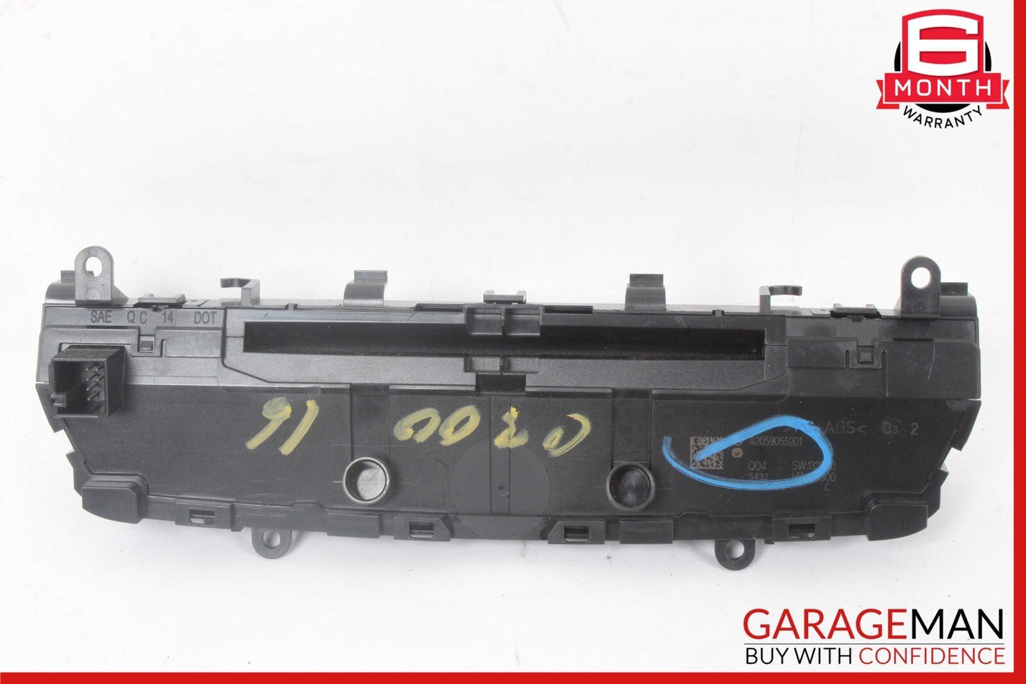 15-19 Mercedes W205 C300 C400 Media Center Dashboard Hazard Control Switch OEM