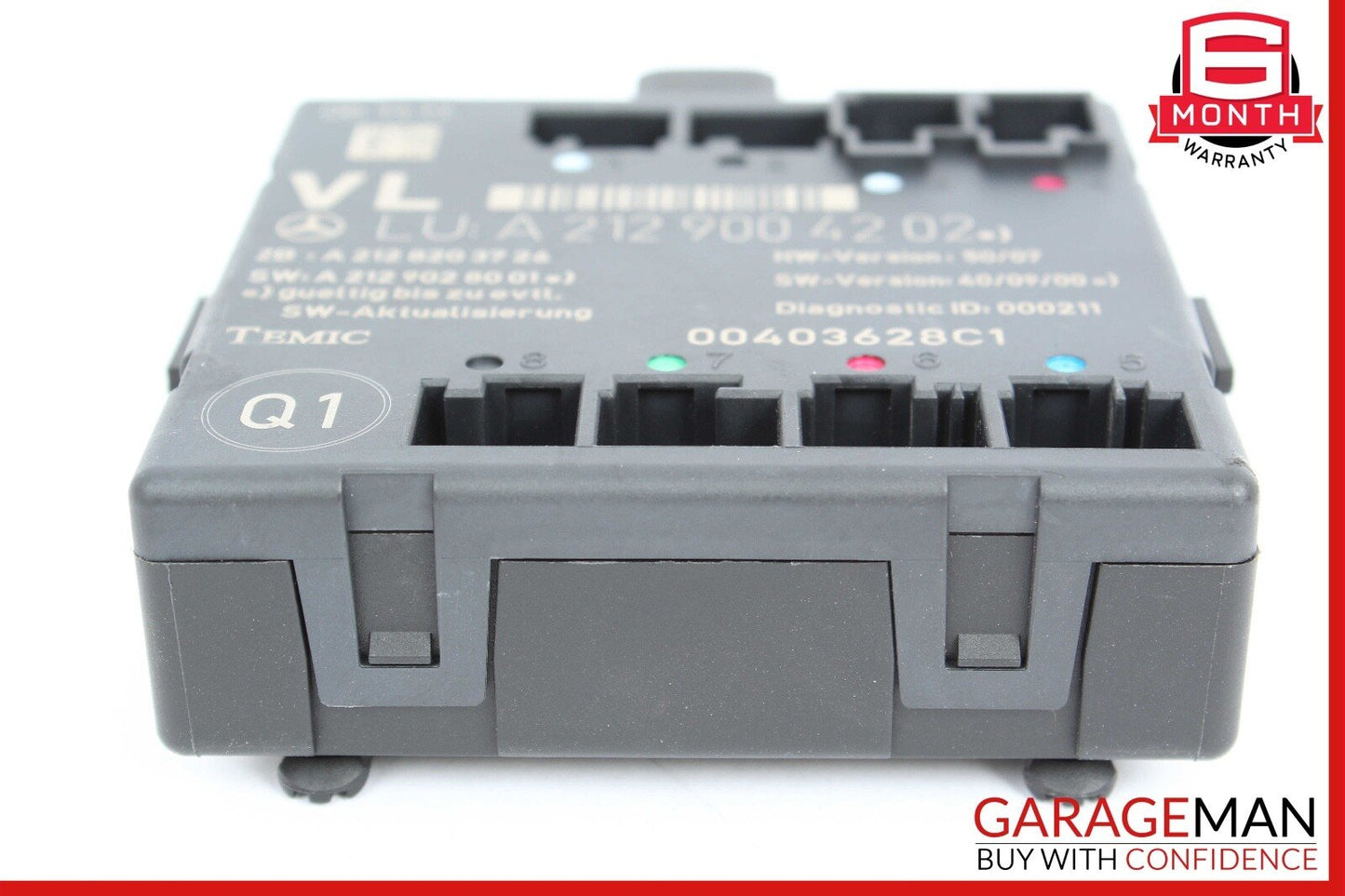08-18 Mercedes E350 W212 Driver Side Door Control Module 2129004202